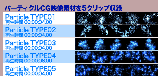 ԉ΂̎ʉffނƃp[eBNCGffށ@HANABI & Particle MovieMaterial